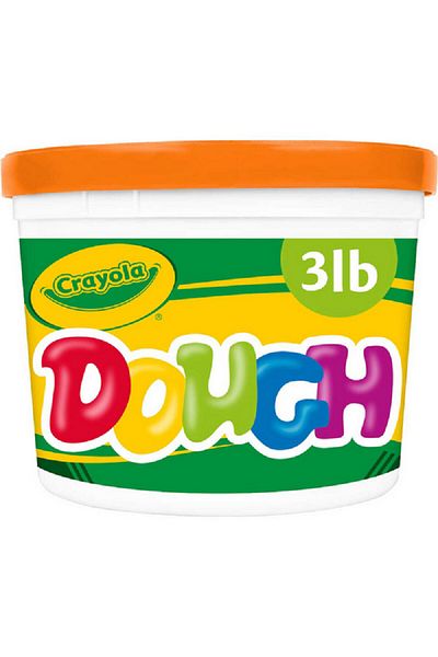 Crayola Super Soft Resealable Modelling Bucket Dough Orange 3 Pound