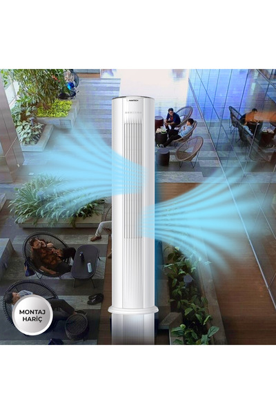 HANTECH İKLİMLENDİRME SAN. TİC. A.Ş. Hantech Eisturm 24.000 BTU/h Dairesel Sa...