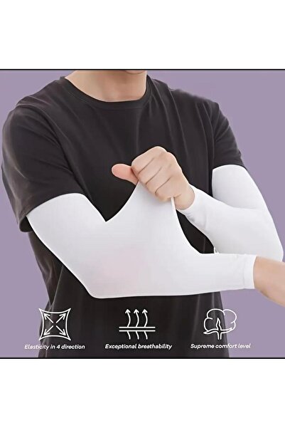 İmpavido Біла нарукавна пов'язка для мотоциклів, автомобілів, волейболу, тенісу, баскетболу, захисту від сонця, безпеки