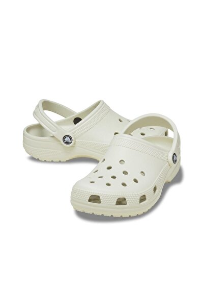 Crocs Classic Clog Kadın Terlik - Ekru
