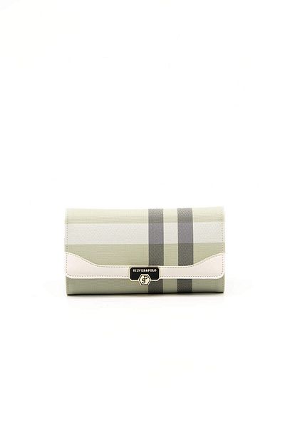 Silver Polo WALLET/PLAIDSilver Polo A.GREEN Wallet & Card Holder