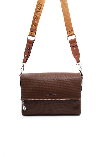 Silver Polo WOMEN'S BAG/SKIN LEATHERSilver Polo BROWN Shoulder Bag