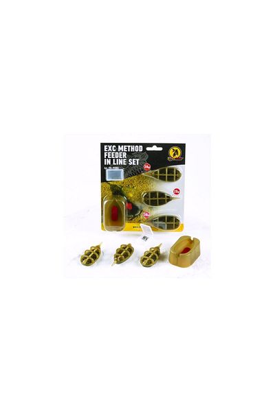 Extra Carp Set Method Feeder 20, 30, 40g + matriță