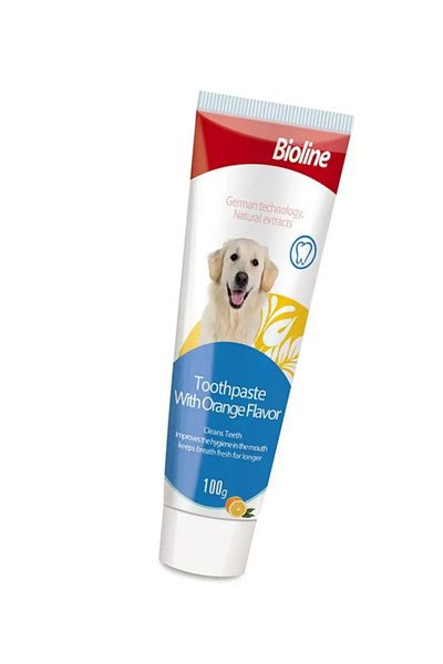 Bioline Bioline Dental Care Set for Pets - 100g Orange Flavor Oral Hygiene Kit