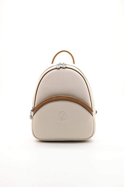 Silver Polo BACKPACK/LOGO PRINTEDSilver Polo DARK BEIGE Backpack