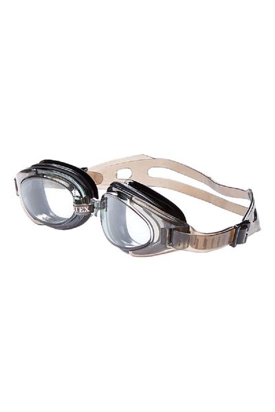 Intex Water Pro Adjustable Swimming Pool Sport Goggle Black
