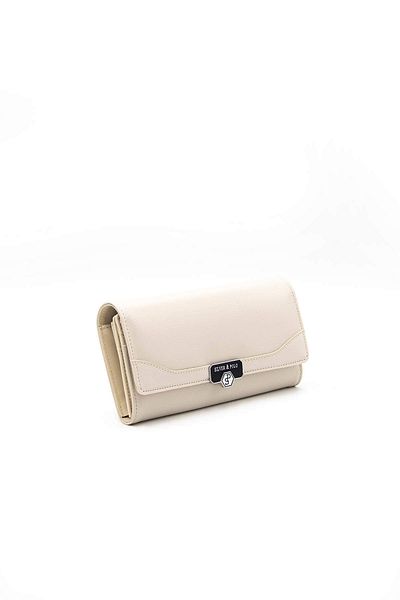 Silver Polo WALLET/SKIN LEATHERSilver Polo BEIGE Wallet & Card Holder