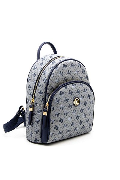 Silver Polo BACKPACK/LOGO PRINTEDSilver Polo BLUE Backpack