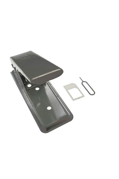Best Cutter for Micro Sim MSC01S, with adapter and opening pin, made of metal, silver