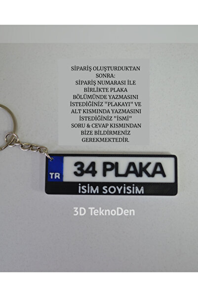 HİDRODEN KİŞİYE ÖZEL PLAKALI ANAHTARLIK - ÖZEL İSİMLİ ANAHTARLIK - KİŞİYE ÖZE...