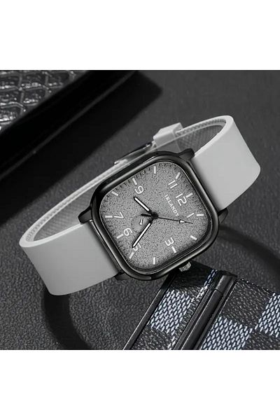 Feron accessories Men's Square Case Wrist Watch E-315