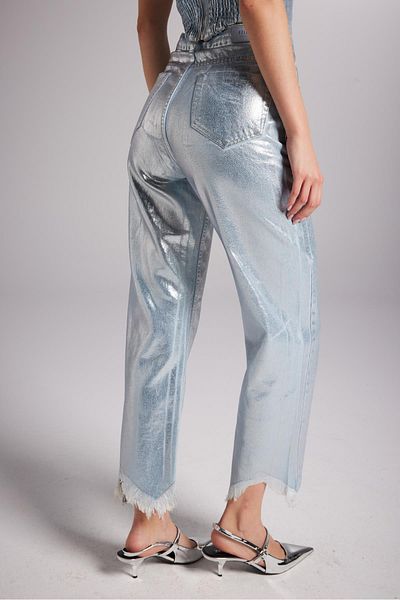 Markano Glossy Jean Trousers Blue