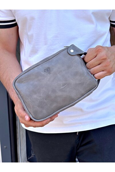 Fil Deri Genuine Leather - Hand Grip Tape - Zippered - Wallet 1002