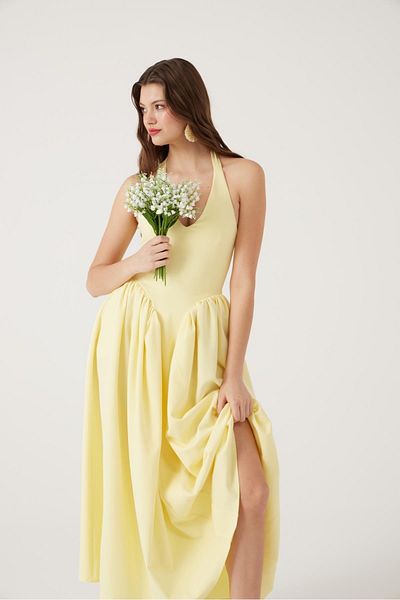 Markano Ophelia Dress Yellow