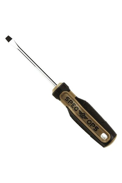 Spec Ops Heat-Treated Steel Drop Tested Magnetic Tip Slotted Screwdriver Multicolor 1/4 x 6inch