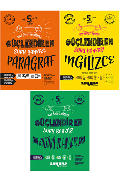 Evrensel İletişim Yayınları 5.Sınıf Ankara Güçlendiren Paragraf + İngilizce +...