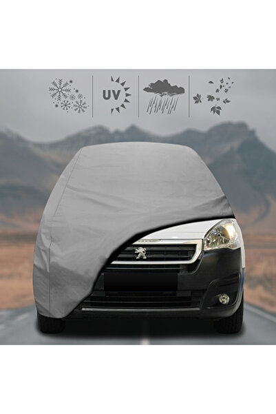 ULTRASHOP Peugeot Partner Tepee (2008-2018) Oto Branda Su Geçirmez Miflonlu Araba Brandası Klipsli Araba Çadır