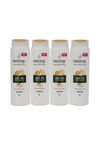 Pantene Power and Shine Shampoo 625 ml X 4 Pcs