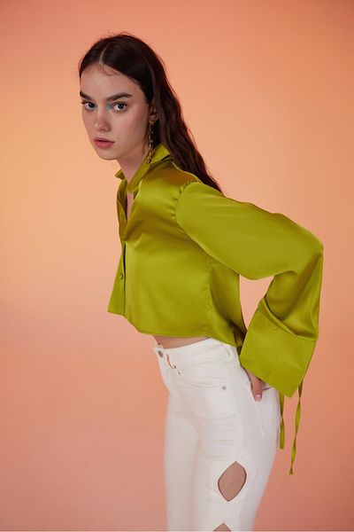 Markano Silky Shirt Green