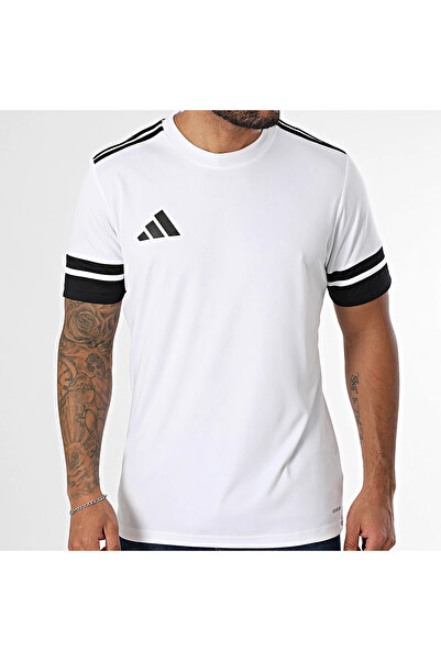 adidas Squa25 Jsy M Ανδρικό αθλητικό μπλουζάκι Casual Λευκό