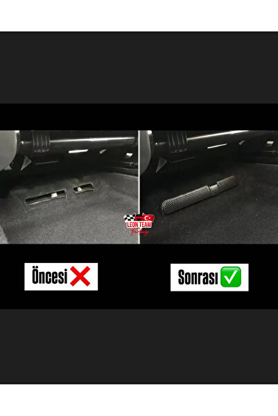 LeonTeamTurkey Seat leon 2013/2020 Koltuk Arkası Alt Klima Çıkış Penceresi Koruma Sağ ve Sol