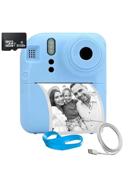 SMARTIC Camera, Instant Print, Full HD 1080p, 2.4”, 1000mah, Games, Mp3, Memory Card Gift