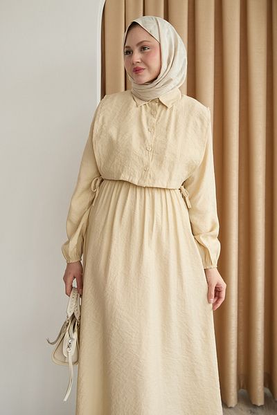 InStyle Rochie Bej cu Bolero