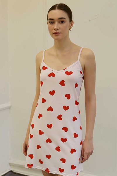 Freshness 804 Women's Milan Fabric Rope Strap Dress Nightgown
