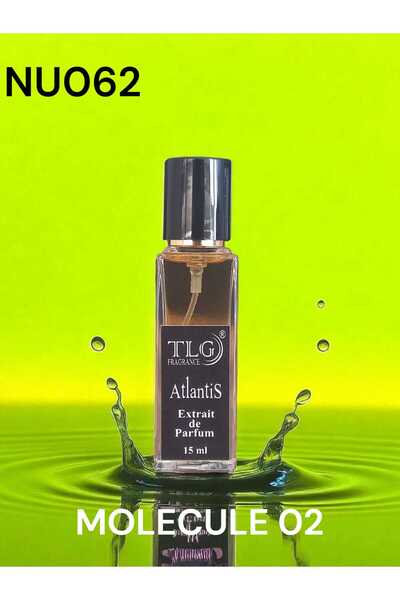 TLG TLGNU062e015 Molecule 02 Niche Extrait Unisex Parfüm, 15 ml (Cep Boyu)