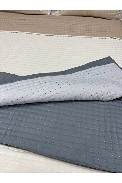FİBELLA HOME COLLECTİON Çift Taraflı Günlük Nakışlı Yumoş Yatak Örtüsü | %100 Pamuk | 2'li Yastık Kılıfı | Pike Takımı