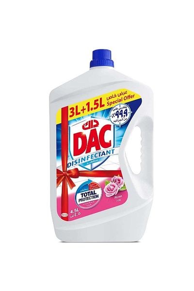 DAC Rose Scented Disinfectant Multi-Surface Floor Cleaner 4.5 Liter