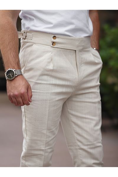 BASEL.CO Linen Old Money Trousers