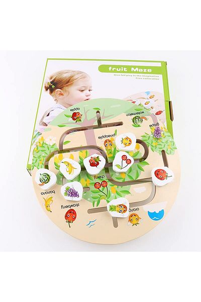 Generic Round Shape Educational Game | Fruit Maze |
