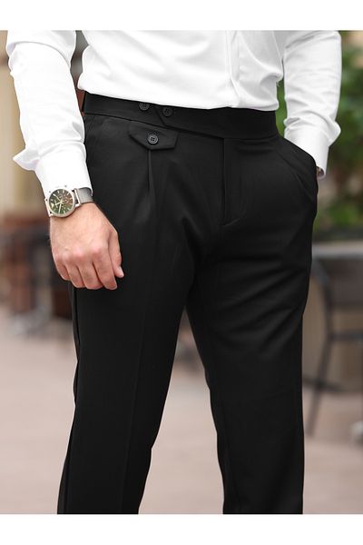 BASEL.CO New Premium Pleated Old Money Fabric Pants