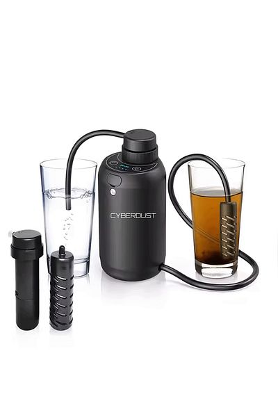 CYBERDUST Purificator de apa CYBERDUST, 5 Etape de filtrare, Izoleaza clorul, metalele grele, 750ml