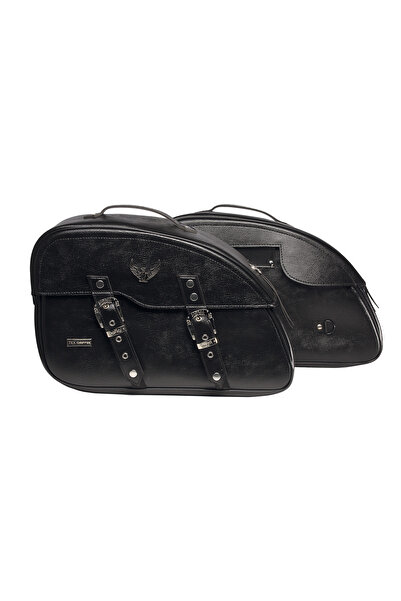 Tex Motor TEX 92 Vega XL Deri Takım Heybe