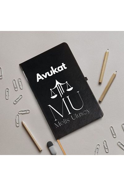 Çılgıntrend Notebook with Special Name Written Design for Lawyers