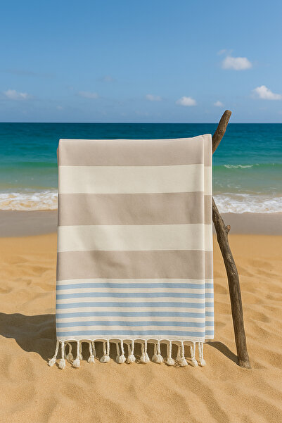 Fabric Box %100 Doğal Pamuk Colorloop Peştemal Banyo Havlusu Türk Havlusu Hamam Plaj Havlusu