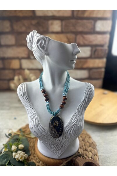 SEDEF TAKI Dövme model işlemeli tarz kolye