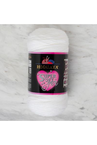 Himalaya Himalaya Super Soft Yarn Color No. 80801 - 1 Spool