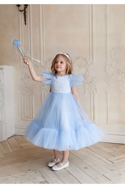 Asel Kids Girl's special design birthday party dress