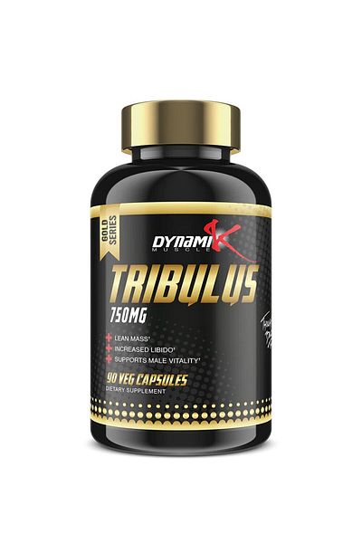 DYNAMIK MUSCLE Tribulus 750mg, Supports Lean Mass, 90 Caps, 90 Servings