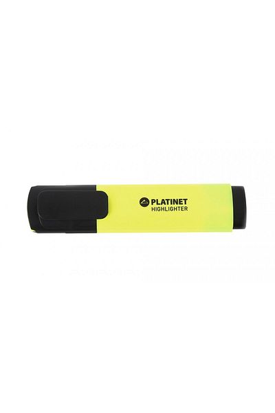 Platinet Highlighter Set, Yellow, 4 Pcs, 2-5 Mm