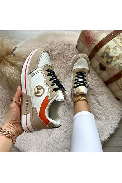 Casual Adidasi dama, casual, din panza, F57 Gold