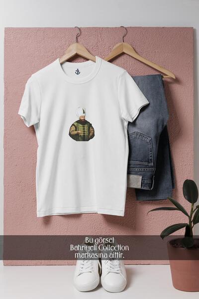 Bahriyeli Collection Tricou unisex supradimensionat cu designul Sultanului Ahmad I din Imperiul Otoman