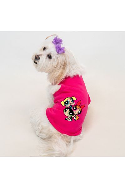 Buddy Store Cat & Dog Clothing Clothes - Printed Pink Undershirt (Combed 100% Cotton)