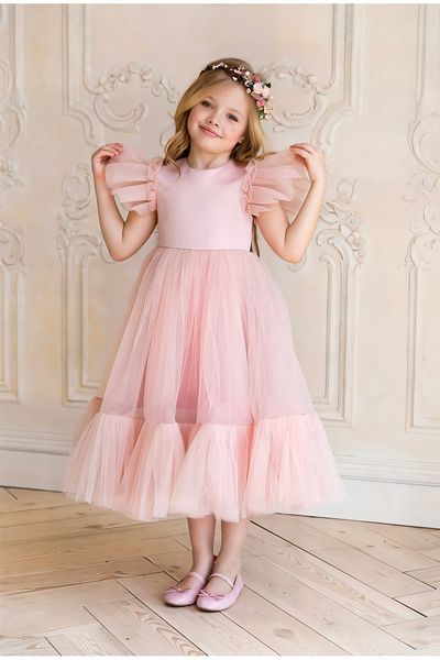 Asel Kids Girl's special design birthday party dress