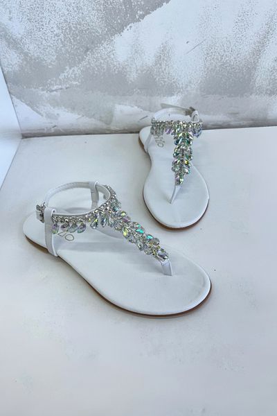 inizio Sandale de damă White Stone P075