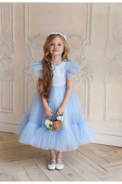 Asel Kids Girl's special design birthday party dress