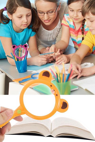 Bundera 5Pcs Plastic Teddy Bear Magnifying Glass Carne Gift Preschool Popit Children's Educational Toy